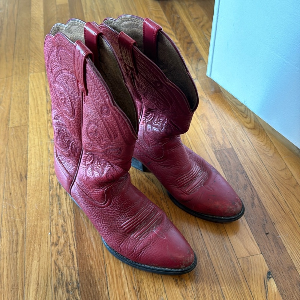 Ariat Cowboy Boots Red
